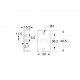 KITCHEN CABINET LEG CLIP RING BRACKET